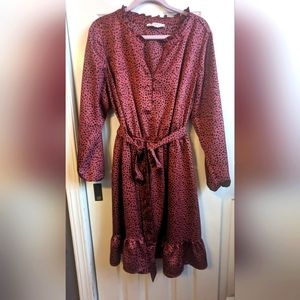 LOFT Plus Animal Print Dress